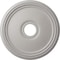 Ekena Millwork Diane Ceiling Medallion (Fits Canopies up to 5 3/8"), 18"OD x 3 5/8"ID x 1 1/8"P, Ultra Pure White CM18DIUWF - alternate 1